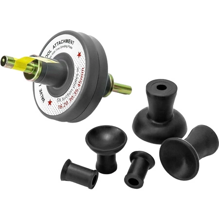 Przyrząd do docierania zaworów na wiertarkę z przystawkami 16-45mm, 6el.