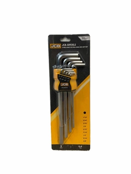 Zestaw kluczy IMBUS calowych ekstra długich 9el. (1/16-3/8")