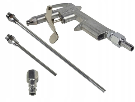 PISTOLET DO PRZEDMUCHIWANIA PNEUMATYCZNY Z KOŃCÓWKAMI