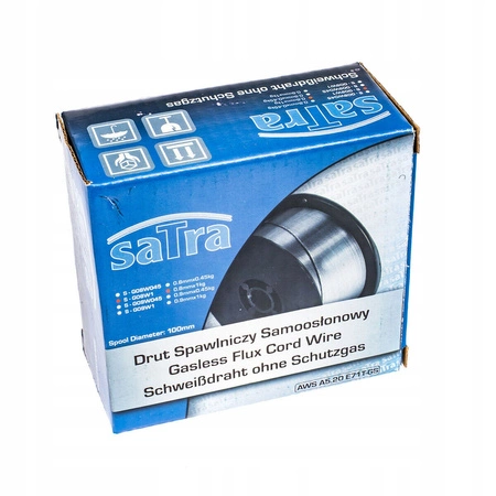 Drut spawalniczy samoosłonowy bez gazu 0,8mm 1kg