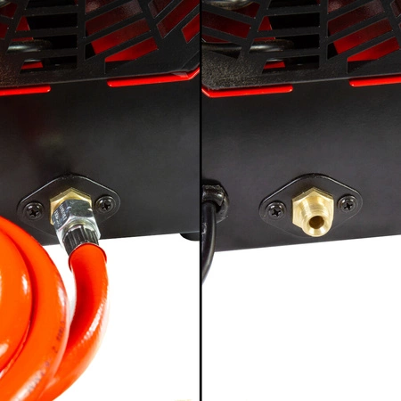 Nagrzewnica gazowa z termostatem 30kW wąż + reduktor