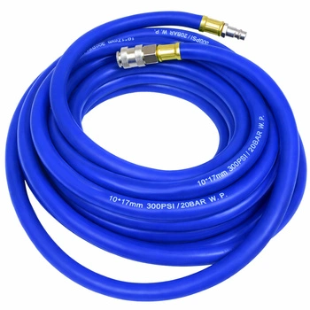 Wąż pneumatyczny gumowy 10*17 niebieski, 10m