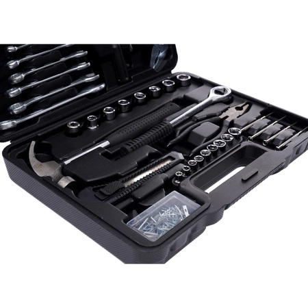 Zestaw narzędzi klucze bity wkrętaki, 141 elementów