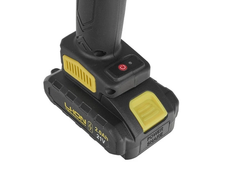 Sekator akumulatorowy do krzewów i gałęzi 30mm, 2x akumulator 21V 2.0Ah w walizce