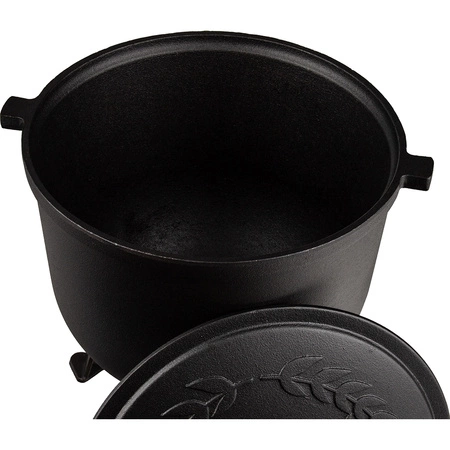 Kociołek żeliwny garnek myśliwski 10l