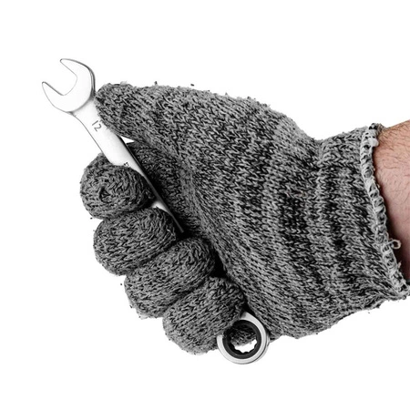 Klucz płasko oczkowy z grzechotką 12mm, JCB