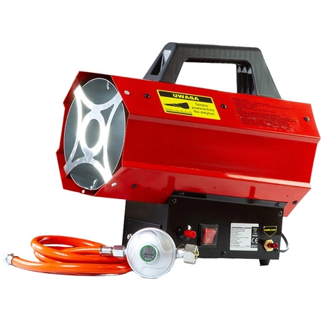 Nagrzewnica gazowa 30kW wąż + reduktor