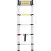 Drabina aluminiowa teleskopowa składana 8-stopniowa 2,6m lekka udźwig 150kg