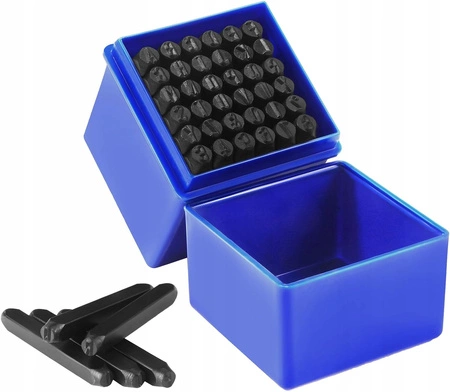 NUMERATORY WYBIJAKI ZNACZNIKI LITERY CYFRY STEMPLE 6MM 36 ELEMENTÓW