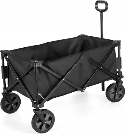WÓZEK TRANSPORTOWY OGRODOWY PLAŻOWY TURYSTYCZNY SKŁADANY PRZYCZEPKA 90L