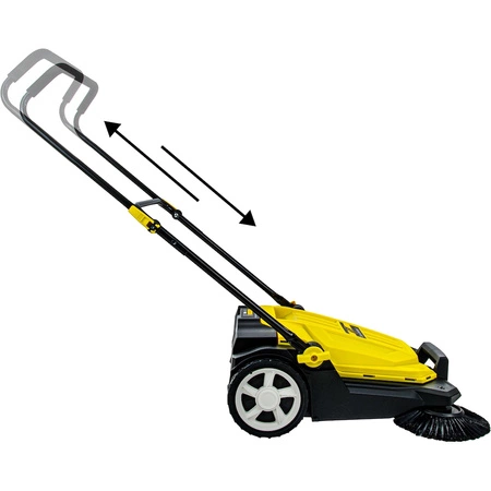 Zamiatarka ręczna do kostki brukowej i podjazdów 65cm