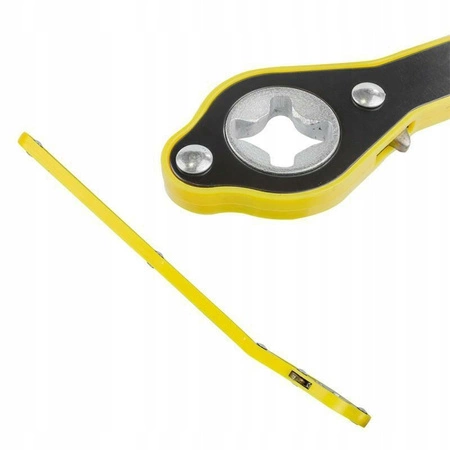 PODNOŚNIK SAMOCHODOWY LEWAREK TRAPEZOWY 2T GUMA + KLUCZ GRZECHOTKA WOREK