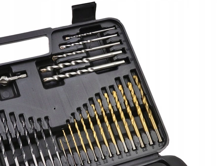 ZESTAW KOMPLET WIERTEŁ NASADEK BITÓW WKRĘTAKI 109