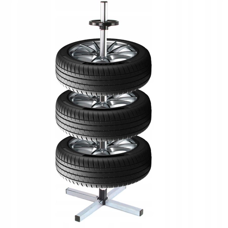 STOJAK WIESZAK NA 4 KOŁA OPONY FELGI SAMOCHODOWE UNIWERSALNY