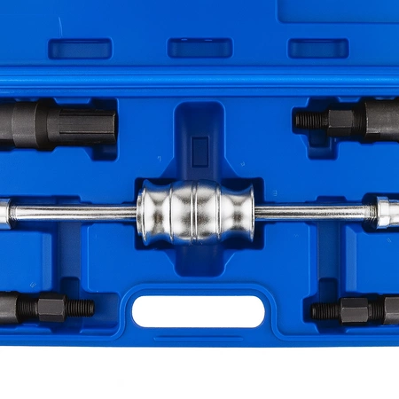 Ściągacz młotek bezwładnościowy z adapterami, 5 el.