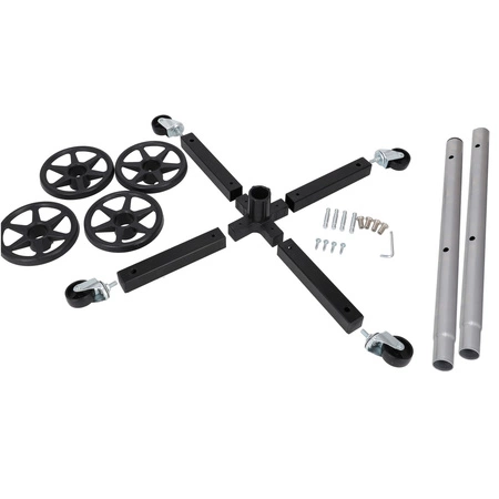 Stojak na opony na kółkach 13-19" 100kg 4 koła