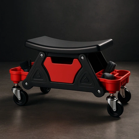 Stołek warsztatowy na kółkach 360° do detailingu 135kg