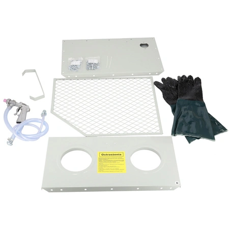 Piaskarka kabinowa 90l + akcesoria