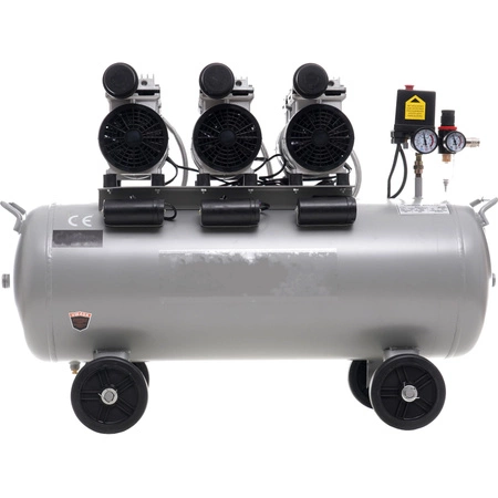 Kompresor bezolejowy 100l