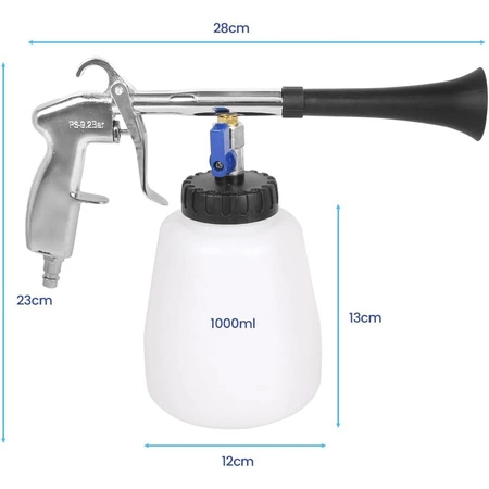 Pistolet do prania tapicerki myjka ręczna 5 bar, 1000ml