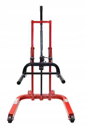 Mobilny jednokolumnowy podnośnik blacharski