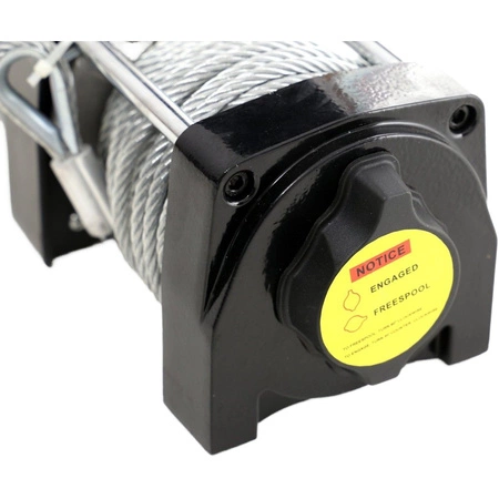 Wyciągarka wciągarka elektryczna linowa 3000LBS 12V + pokrowiec