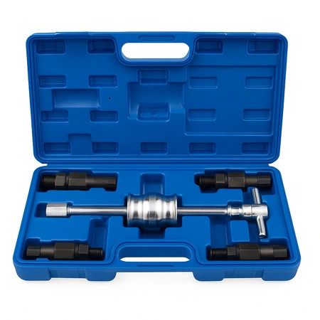 Ściągacz młotek bezwładnościowy z adapterami, 5 el.