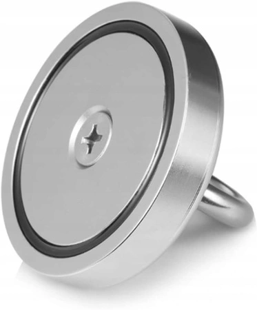 MAGNES NEODYMOWY 85 KG DO POSZUKIWAŃ LINA 20m + RĘKAWICE