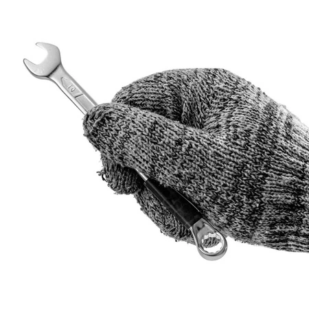 Klucz płasko-oczkowy odgięty 10mm, JCB