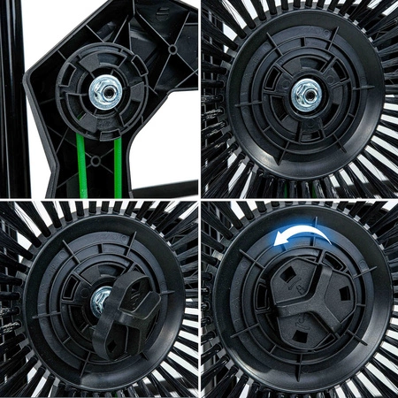 Zamiatarka ręczna do kostki brukowej i podjazdów 65cm