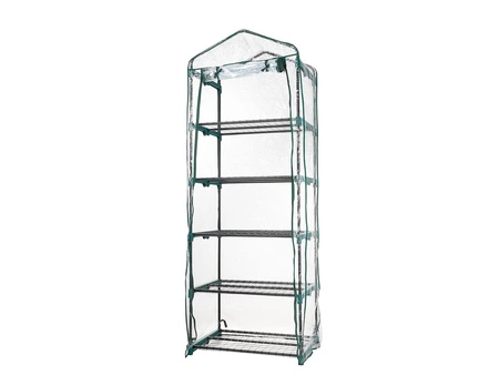 Mini szklarnia ogrodowa 5 półek, 195x70x50cm