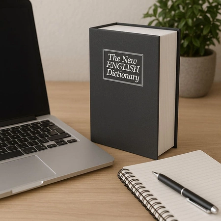 Kasetka na pieniądze książka 240x155x55 na kluczyk