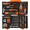 Skrzynka narzędziowa klucze nasadowe + wiertła + bity + akcesoria zestaw, 1400el.