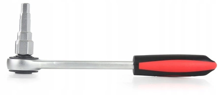 Klucz stopniowy z grzechotką do śrubunków sztorcowy