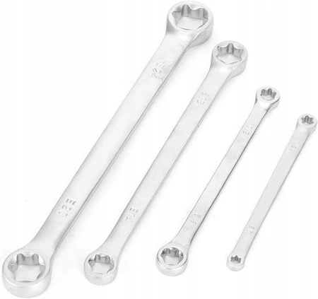 Klucze oczkowe-torx zestaw 4 sztuk E6-E24