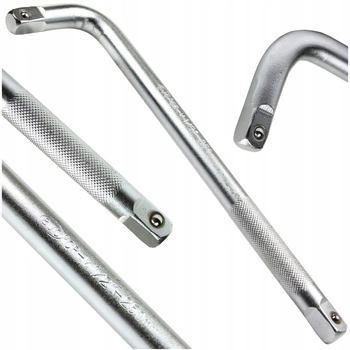 POKRĘTŁO FAJKOWE DO NASADEK 1/2 typu L 4300mm CrV DWUSTRONNE