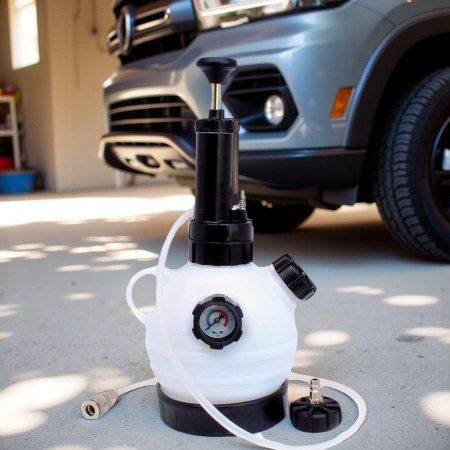 Pompa do odpowietrzania hamulców i wymiany płynu hamulcowego 2l