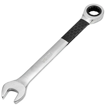 Klucz płasko oczkowy z grzechotką 15mm, JCB