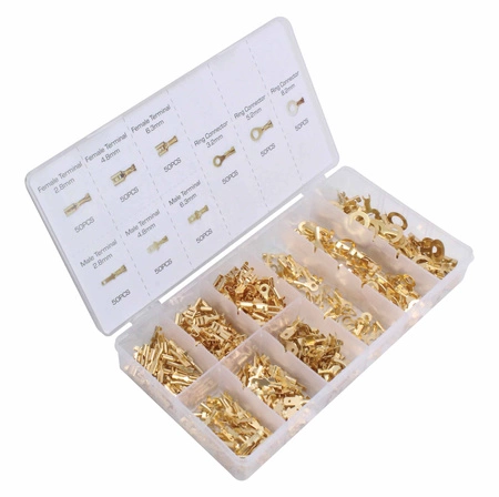 KONEKTORY ZESTAW KONEKTORÓW SAMOCHODOWYCH 450 SZT