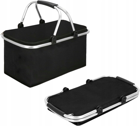 KOSZ KOSZYK PIKNIKOWY PLAŻOWY SKŁADANY TERMICZNY TURYSTYCZNY IZOLACYJNY 30L