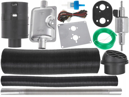 NAGRZEWNICA SPALINOWA DMUCHAWA OLEJOWA OGRZEWANIE POSTOJOWE WEBASTO 12V