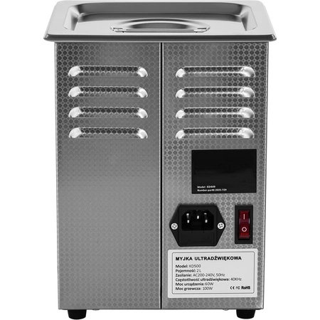 Myjka ultra dźwiękowa 2l