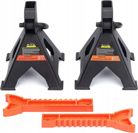 2x KOBYŁKI WARSZTATOWE PODSTAWKI REGULOWANE PODPORY SAMOCHODOWE DO AUTA 6T