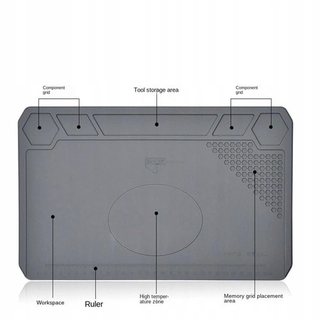 MATA SERWISOWA SILIKONOWA DO LUTOWANIA PODKŁADKA ANTYSTATYCZNA 350x220mm