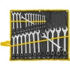 Zestaw kluczy płasko-oczkowych 6-32mm na płachcie, 25el.