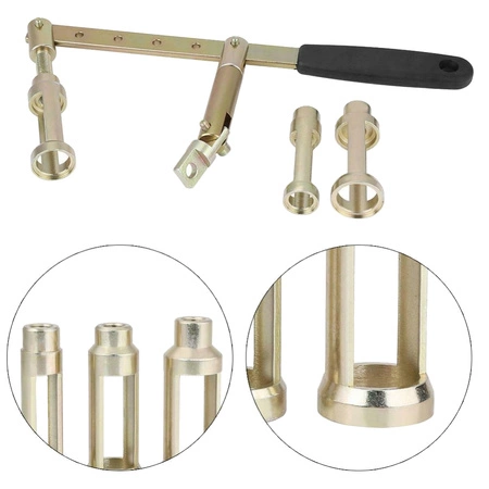 Ściągacz sprężyn zaworowych 8V 16V 24V + 3 końcówki