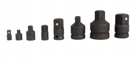 Redukcje - adaptery udarowe 1/4 3/8 1/2 3/4 1 - 8 elementów