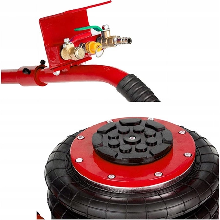 Podnośnik pneumatyczny bałwanek 3.5 Tony + guma