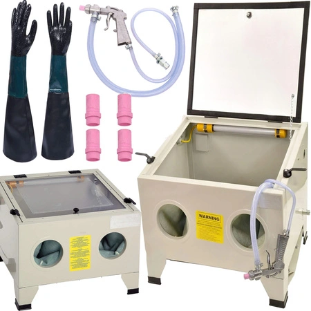 Piaskarka kabinowa 90l + akcesoria