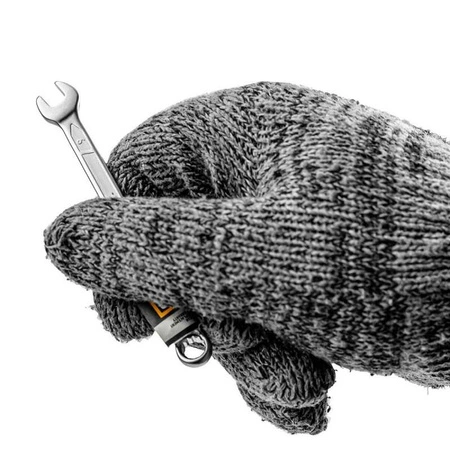 Klucz płasko-oczkowy odgięty 6mm, JCB